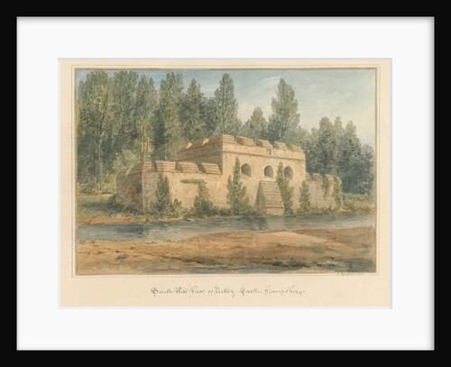 Hampshire - Netley Castle, 1828 by John Buckler