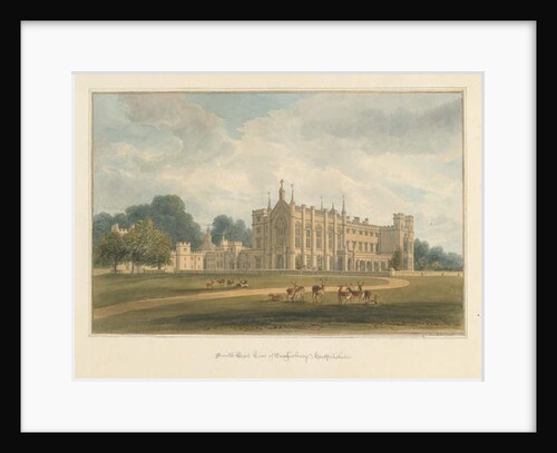 Hertfordshire - Cashiobury, 1815 by John Buckler