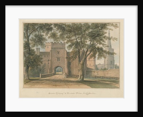 Huntingdonshire - Buckden Palace, 1800 by John Buckler