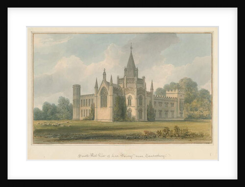 Kent - Canterbury - Lee Priory, 1826 by John Buckler