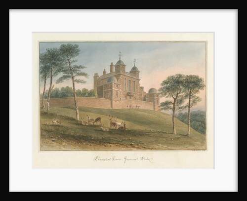 Kent - Greenwich Park - Hamstead House, 1831 by John Buckler