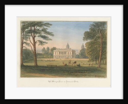 Kent - Greenwich Park - The Ranger's House, 1831 by John Buckler