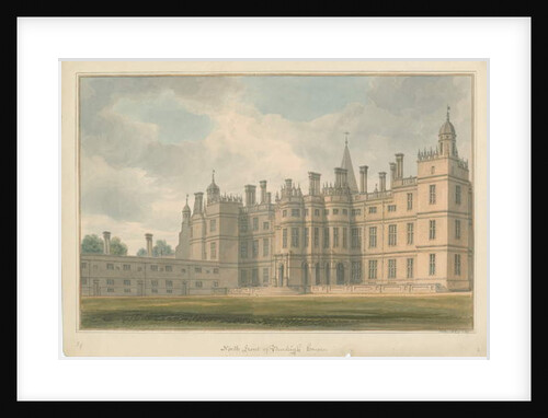 Northamptonshire - Burleigh House, 1811 by John Buckler