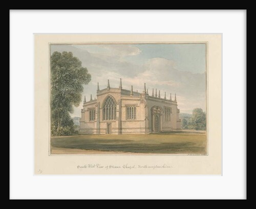 Northamptonshire - Steane Chapel, 1824 by John Buckler