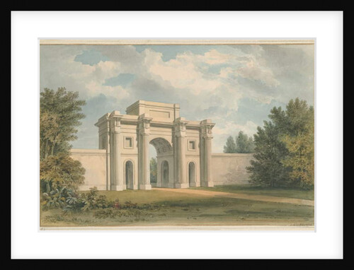 Leicestershire - Gopsall House - The Gateway, 1820 by John Buckler