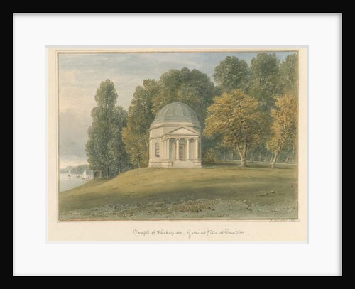 Middlesex - Hampton - Temple of Shakespeare at Garrick's Villa, 1831 by John Buckler