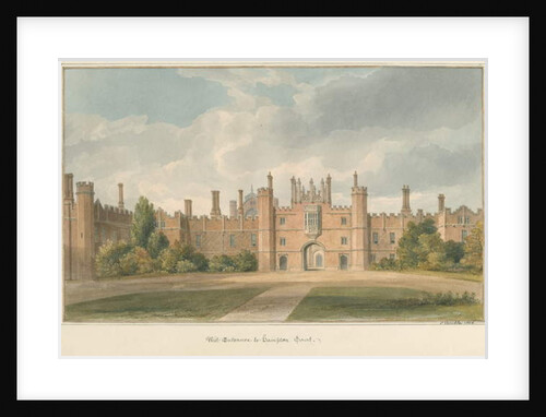 Middlesex - Hampton Court, 1826 by John Buckler