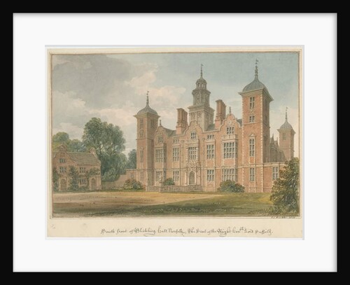 Norfolk - Blickling Hall, 1820 by John Chessell Buckler
