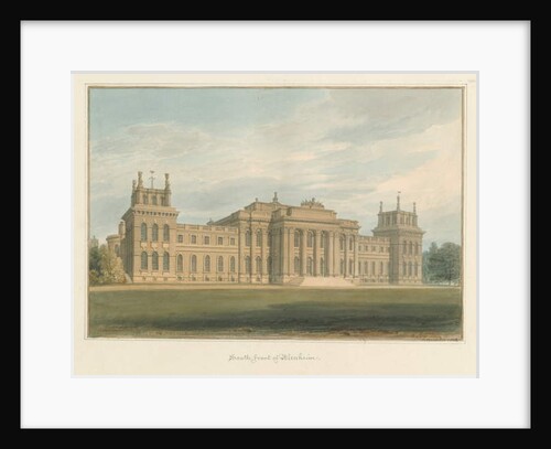Oxfordshire - Bleinheim [Palace], 1812 by John Buckler