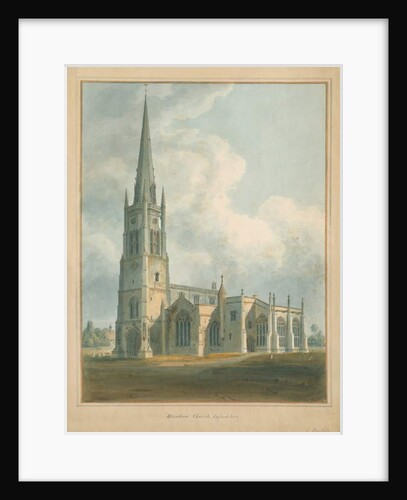 Oxfordshire - Bloxham Church, 1802 by John Buckler