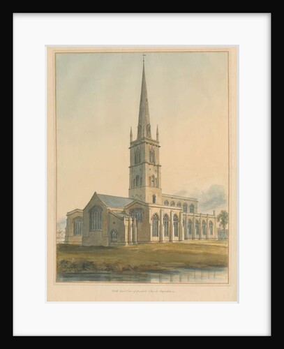 Oxfordshire - Burford Church, 1802 by John Buckler