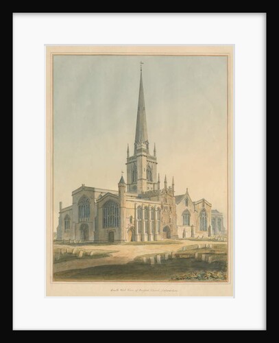 Oxfordshire - Burford Church, 1802 by John Buckler