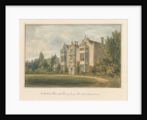 Oxfordshire - Burford - Priory House, 1820 by John Buckler