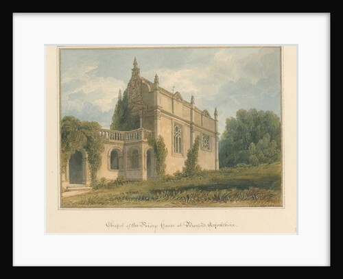 Oxfordshire - Burford - Chapel of the Priory House, 1821 by John Chessell Buckler