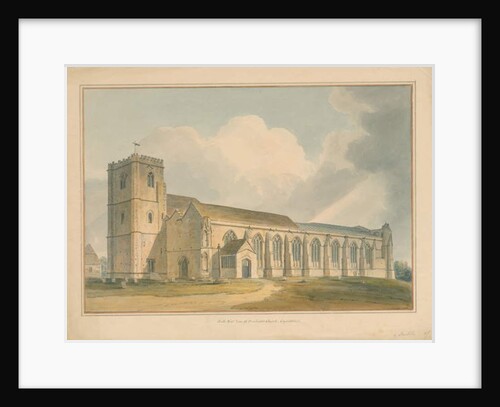 Oxfordshire - Dorchester Church, 1803 by John Buckler