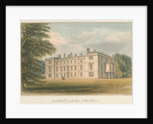 Oxfordshire - Henley upon Thames- Park Place House, 1826 by John Buckler