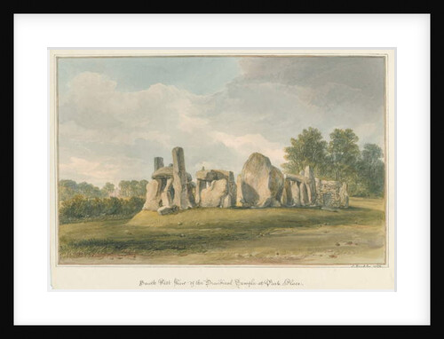 Oxfordshire - Henley upon Thames - Druidical Temple at Park Place, 1826 by John Buckler