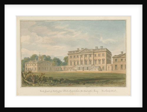 Oxfordshire - Kirtlington Park, 1827 by John Buckler