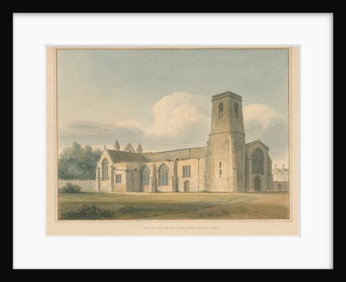 Oxfordshire - Oxford - St. Peter in the East Church, 1803 by John Buckler