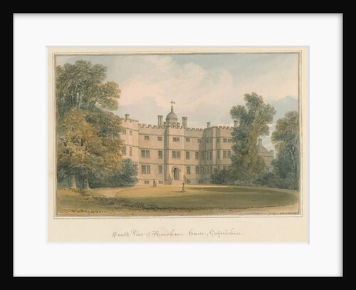 Oxfordshire - Rousham House, 1823 by John Buckler