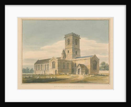 Oxfordshire - Stanton Harcourt Church, 1803 by John Buckler
