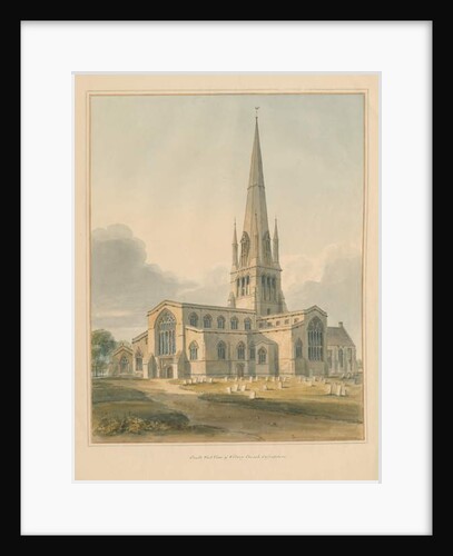 Oxfordshire - Witney Church, 1802 by John Buckler