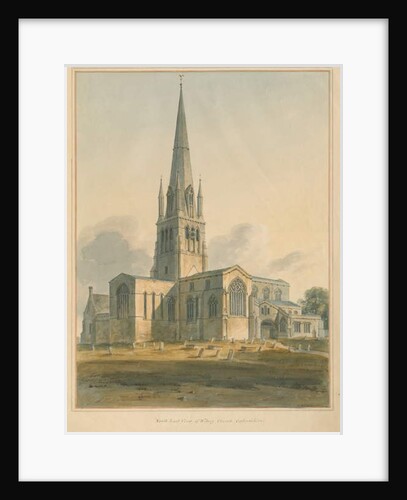Oxfordshire - Witney Church, 1802 by John Buckler