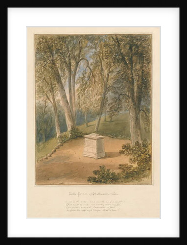 Somerset - Batheaston Villa Garden, 1827 by John Chessell Buckler