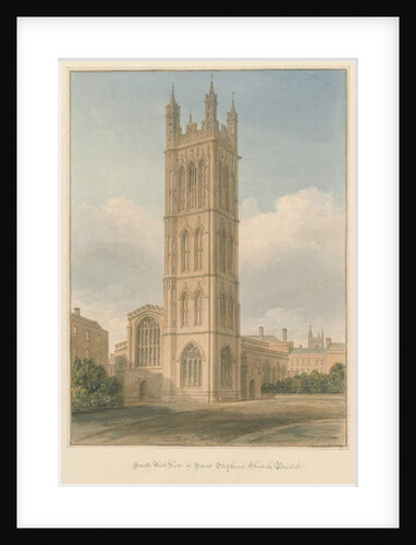 Somerset - Bristol - Saint Stephen's Church, 1827 by John Chessell Buckler