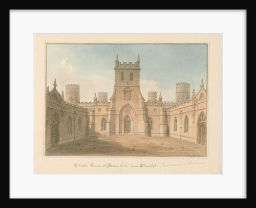 Somerset - Bristol - Stable Court at Arno's Vale, 1827 by John Buckler