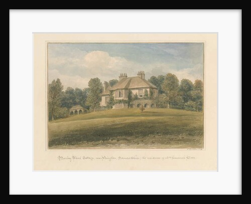 Somerset - Wrington - Barley Wood Cottage, 1828 by John Buckler