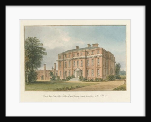 Surrey - Carshalton House, 1831 by John Buckler