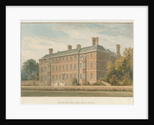 Surrey - Ham House, 1815 by John Buckler