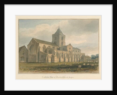 Sussex - Arundel Church, 1804 by John Buckler