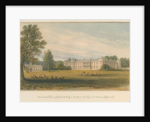 Sussex - Goodwood, 1825 by John Buckler