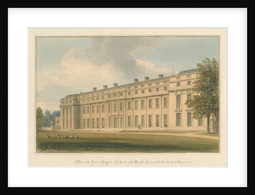 Sussex - Petworth House, 1825 by John Buckler