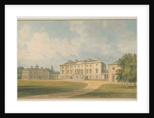 Sussex - Hall in unknown location, 1807 by John Buckler