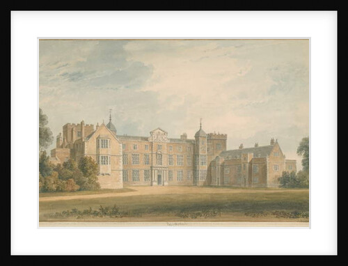 Yorkshire - Burton stable, 1818 by John Buckler