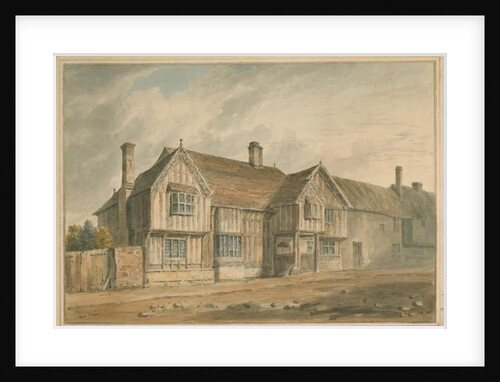 Warwickshire - Stratford - Shakespeare's House, 1826 by John Buckler