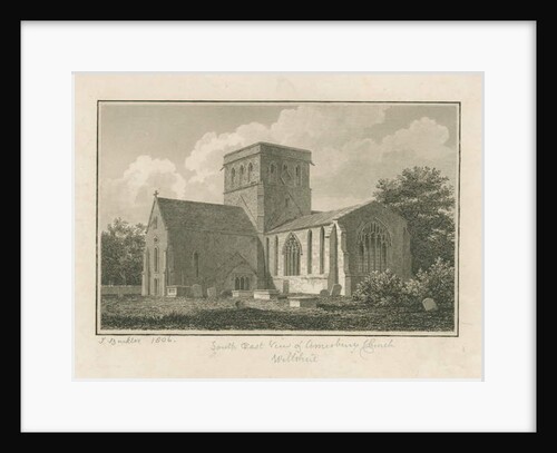 Wiltshire - Amesbury Church by John Buckler