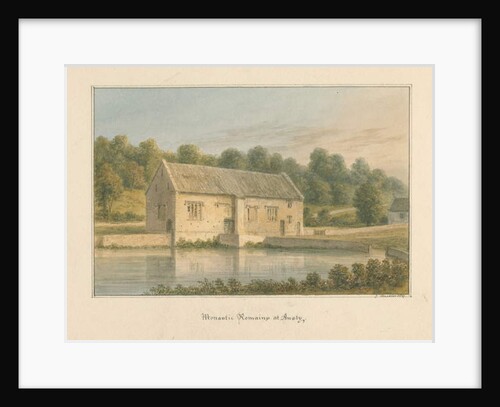 Wiltshire - Ansty - Monastic Remains, 1817 by John Buckler
