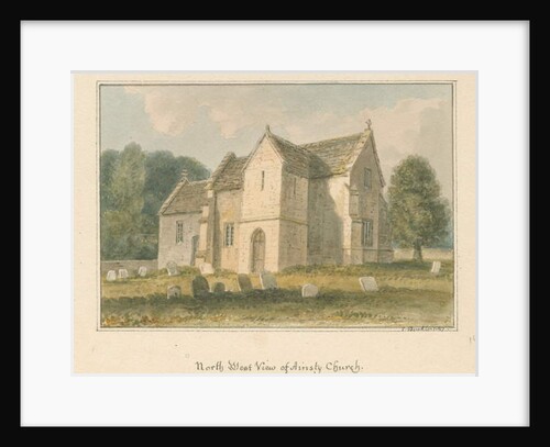 Wiltshire - Ansty - Church, 1817 by John Buckler