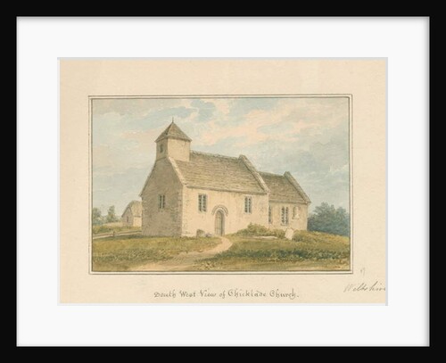 Wiltshire - Chicklade Church, 1817 by John Buckler