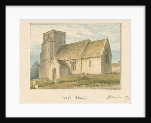 Wiltshire - Sedgehill Church, 1817 by John Buckler