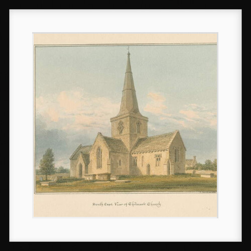 Wiltshire - Chilmark Church, 1814 by John Buckler