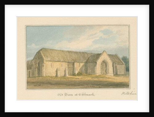 Wiltshire - Chilmark - Old Barn, 1817 by John Buckler