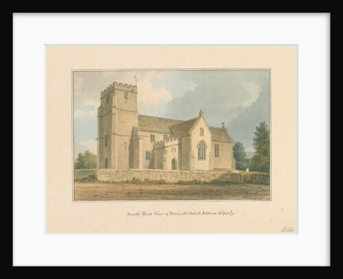 Wiltshire - Donhead Saint Andrew Church, 1817 by John Buckler