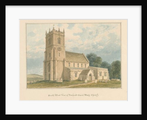 Wiltshire - Donhead Saint Mary Church, 1804 by John Buckler