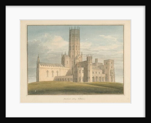 Wiltshire - Fonthill Gifford Abbey, 1816 by John Buckler