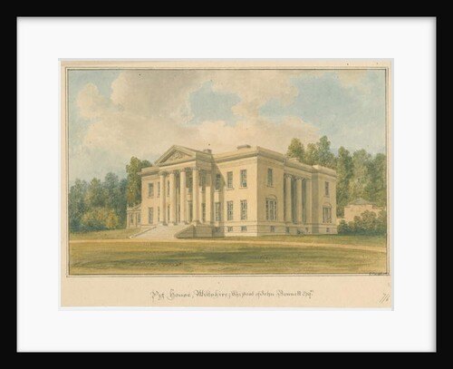 Wiltshire - Pyt House, 1817 by John Buckler